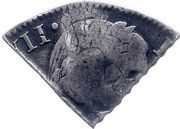 3½ Reaal / 21 Stuiver British Occupation; Countermark C4 reverse image