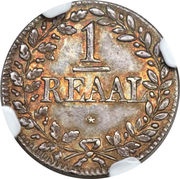 1 Reaal / 6 Stuiver - Willem I reverse image
