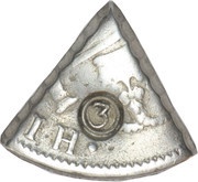 3 Reaal / 18 Stuiver Countermark C7 reverse image