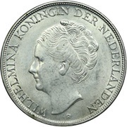 2½ Gulden - Wilhelmina obverse image