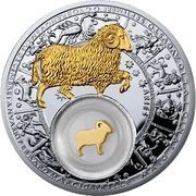 20 Roubles Aries, Belarus, 2013 reverse image