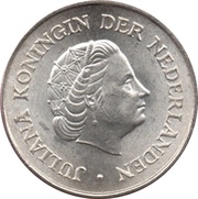 ¼ Gulden - Juliana obverse image