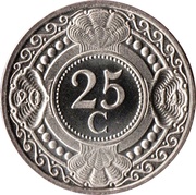 25 Cents - Beatrix / Willem-Alexander, Netherlands, 1989-2023 reverse image