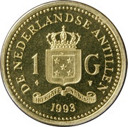 1 Gulden - Beatrix, Netherlands, 1989-2013 reverse image