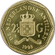 2½ Gulden - Beatrix, Netherlands, 1989-2013 reverse image
