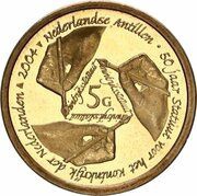 5 Gulden - Beatrix Charter for the Kingdom of the Netherlands reverse image