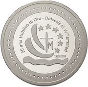 5 Gulden - Beatrix Brishopric Willemstad, Netherlands, 2008 reverse image
