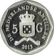 5 Gulden - Beatrix Curaçao North Sea Jazz Festival obverse image