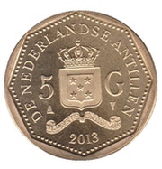 5 Gulden Freedom obverse image