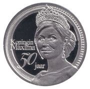5 Gulden Queen Máxima 50th Birthday, Netherlands, 2021 reverse image