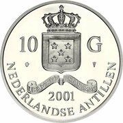 10 Gulden - Beatrix Dandolo Ducato d'oro obverse image