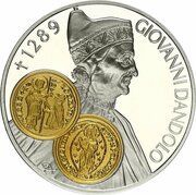 10 Gulden - Beatrix Dandolo Ducato d'oro, Netherlands, 2001 reverse image