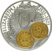10 Gulden - Beatrix Elizabeth I Sovereign, Netherlands, 2001 reverse image
