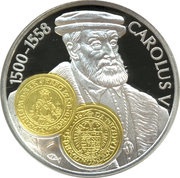 10 Gulden - Beatrix Carolus V Rhynish Guilder, Netherlands, 2001 reverse image