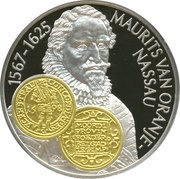 10 Gulden - Beatrix Maurits Ducat, Netherlands, 2001 reverse image