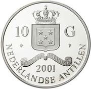 10 Gulden - Beatrix Isabella and Albrecht Double Albertin obverse image