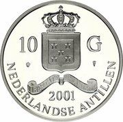 10 Gulden - Beatrix Gold Rider obverse image