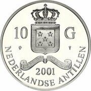 10 Gulden - Beatrix Louis XIII Louis d'or obverse image