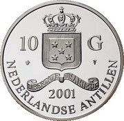 10 Gulden - Beatrix Rouble obverse image