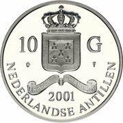 10 Gulden - Beatrix Maria Theresia Double Sovereign obverse image
