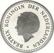 10 Gulden - Beatrix Royal wedding obverse image