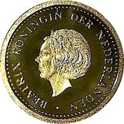 10 Gulden - Beatrix Year of the Dolphin obverse image