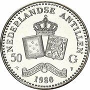50 Gulden - Beatrix, Netherlands, 1980 reverse image