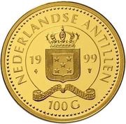 100 Gulden - Beatrix Discovery of Curaçao obverse image