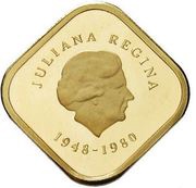 300 Gulden - Juliana Abdication obverse image