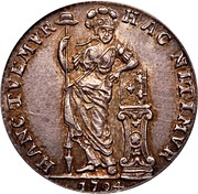 ¼ Gulden "Kwartgulden" reverse image