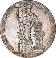 3 Gulden "Driegulden" reverse image