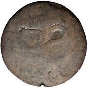 1 Stuiver "Cayenne-stuiver" Countermark C12 excuse - French Occupation reverse image