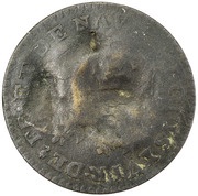 1 Stuiver "Cayenne-stuiver" Countermark C12 and C13, Netherlands, 1809-1812 reverse image