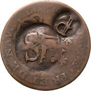1 Stuiver "Cayenne-stuiver" Countermark C12 and C13 obverse image