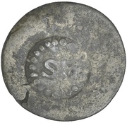 Stuiver "Cayenne-Stuiver" Countermark C16; Host coin Danish Skilling obverse image