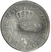 Stuiver "Cayenne-Stuiver" Countermark rectangular STM obverse image