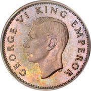 ½ Penny - George VI 1st type obverse image