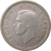 3 Pence - George VI 1st type obverse image