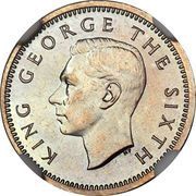 3 Pence - George VI 3rd type obverse image
