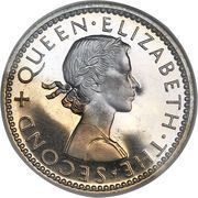 6 Pence - Elizabeth II 1st portrait obverse image