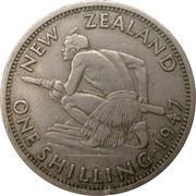 1 Shilling - George VI 2nd type reverse image