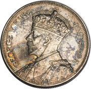 ½ Crown - George V obverse image