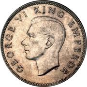 ½ Crown - George VI 1st type obverse image