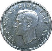 ½ Crown - George VI Centennial issue obverse image