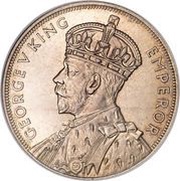 1 Crown - George V Waitangi obverse image