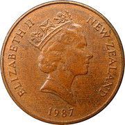 1 Cent - Elizabeth II 3rd portrait obverse image