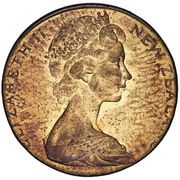 2 Cents - Elizabeth II 2nd portrait - Planchet Error obverse image