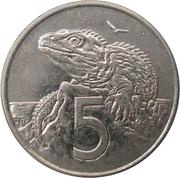 5 Cents - Elizabeth II 4th portrait reverse image
