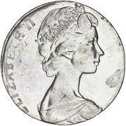 10 Cents - Elizabeth II 2nd portrait - Planchet Error obverse image