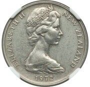 10 Cents - Elizabeth II 2nd portrait; Obverse Mule obverse image